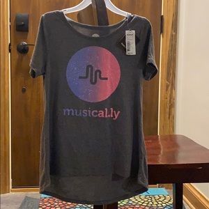 Gray Musical.ly Shirt